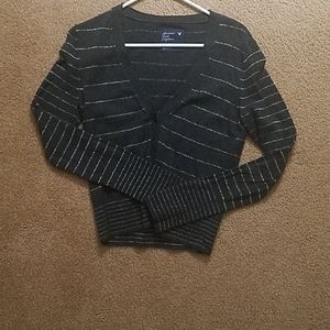American Eagle button front sweater